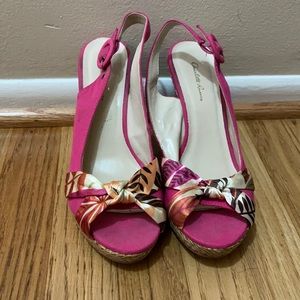 Vintage Pink Wedges